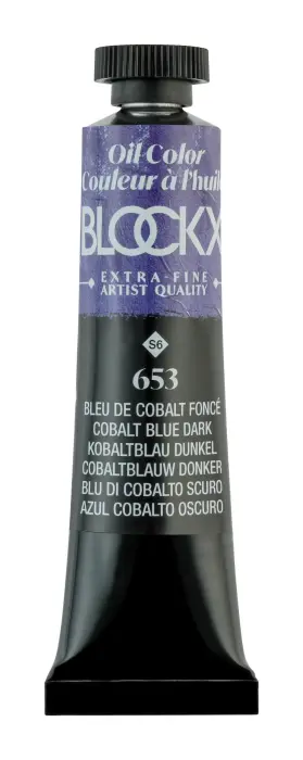 Peinture à l'huile extra-fine tube 20ml - Bleu de cobalt foncé