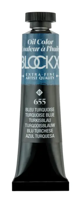 Peinture à l'huile extra-fine tube 20ml - Bleu turquoise