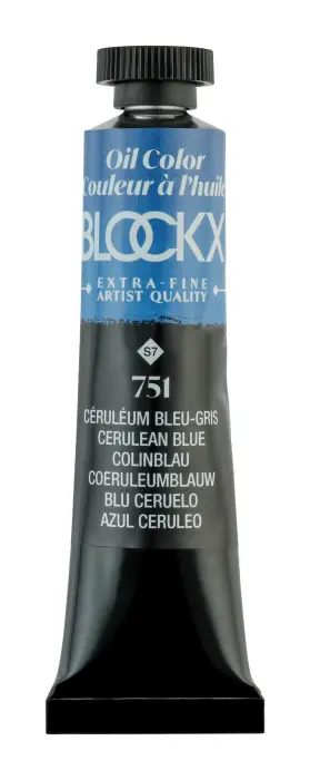 Peinture à l'huile extra-fine tube 20ml - Céruléum bleu-gris