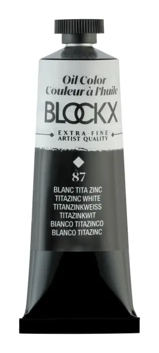 Peinture à l'huile extra-fine tube 35ml - Blanc tita zinc