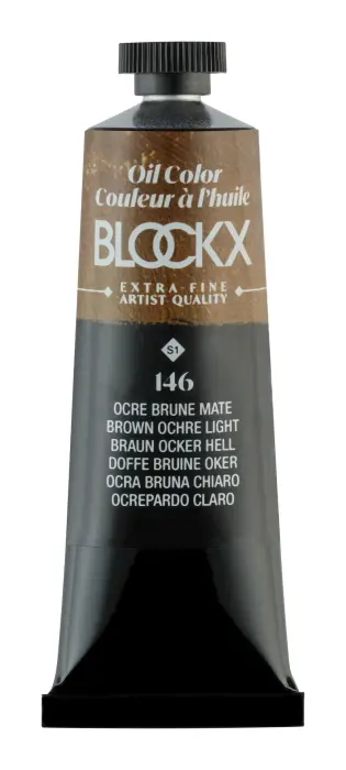 Peinture à l'huile extra-fine tube 35ml - Ocre brune mate