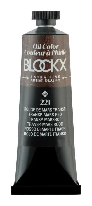 Peinture à l'huile extra-fine tube 35ml - Rouge de mars transp.