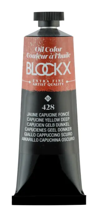 Peinture à l'huile extra-fine tube 35ml - Jaune capucine foncé