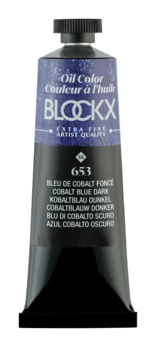 Peinture à l'huile extra-fine tube 35ml - Bleu de cobalt foncé