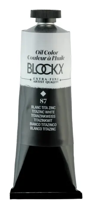 Peinture à l'huile extra-fine tube 60ml - Blanc tita zinc
