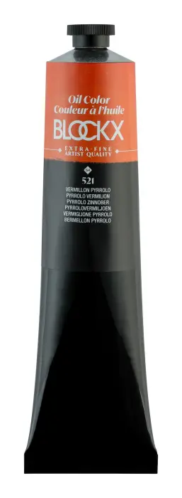 Peinture à l'huile extra-fine tube 200ml - Vermillon pyrrolo