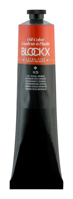 Peinture à l'huile extra-fine tube 200ml - Cadmium rouge-orange