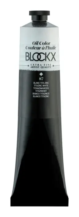 Peinture à l'huile extra-fine tube 200ml - Blanc tita zinc
