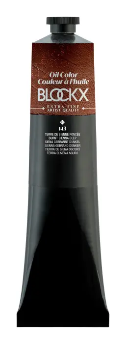 Peinture à l'huile extra-fine tube 200ml - Terre de Sienne foncée