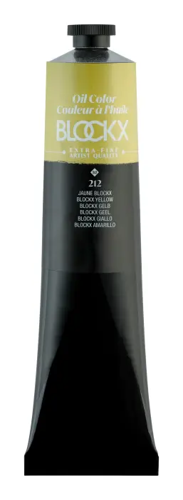 Peinture à l'huile extra-fine tube 200ml - Jaune blockx