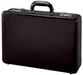 Alassio Attaché-case TAORMINA, cuir, noir