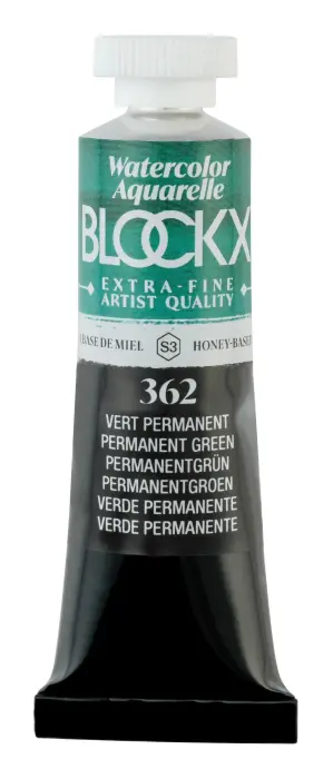 Aquarelle extra-fine tube 15ml - Vert permanent