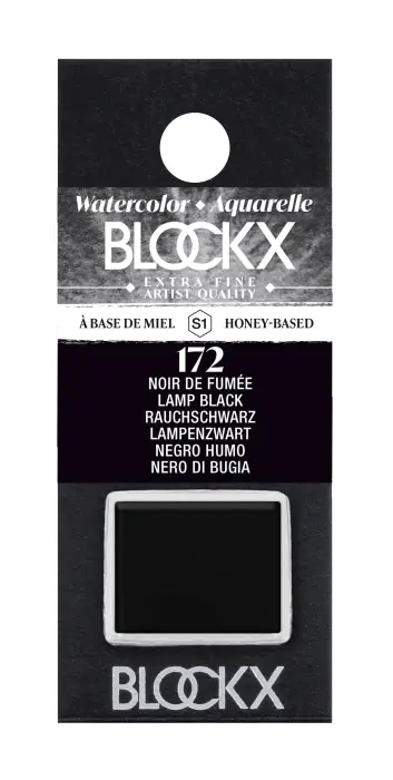Aquarelle extra-fine demi-godet - Noir de fumée