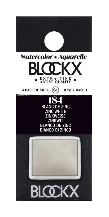Aquarelle extra-fine demi-godet - Blanc de zinc