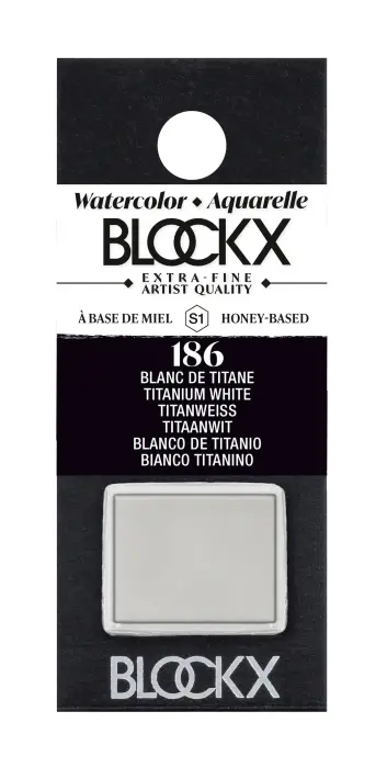 Aquarelle extra-fine demi-godet - Blanc de titane