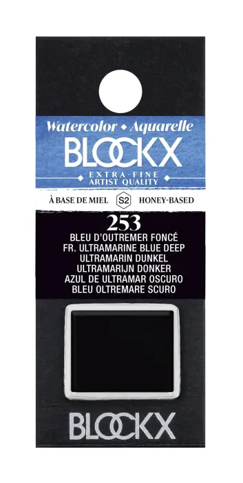 Aquarelle extra-fine demi-godet - Bleu d’outremer foncé