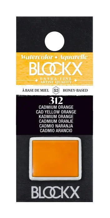 Aquarelle extra-fine demi-godet - Cadmium orange