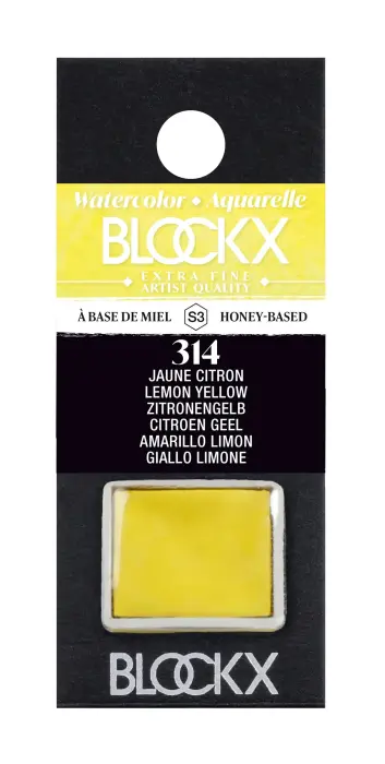 Aquarelle extra-fine demi-godet - Jaune citron