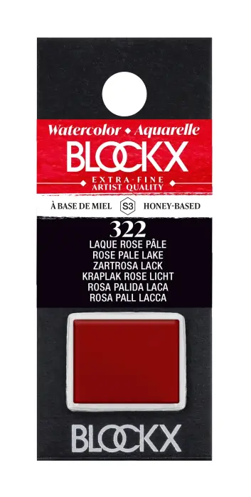 Aquarelle extra-fine demi-godet - Laque rose pâle