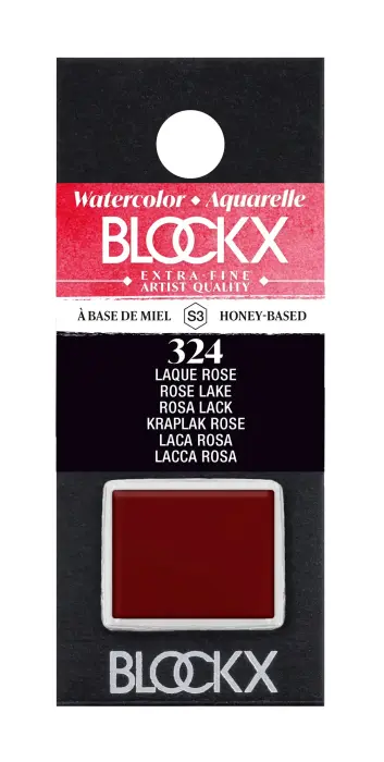 Aquarelle extra-fine demi-godet - Laque rose