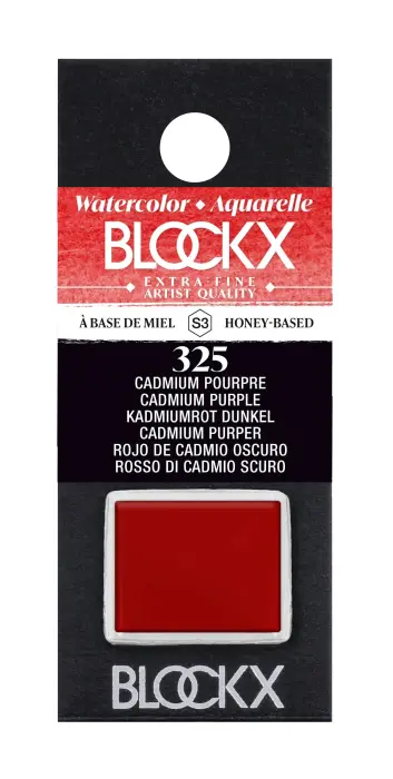 Aquarelle extra-fine demi-godet - Cadmium pourpre