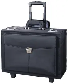 Alassio Valise pour pilote "ROCCA II", microfibre, noir