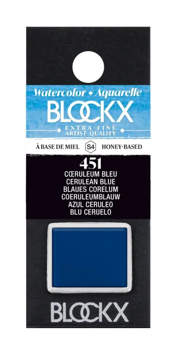Aquarelle extra-fine demi-godet - Cœruleum bleu