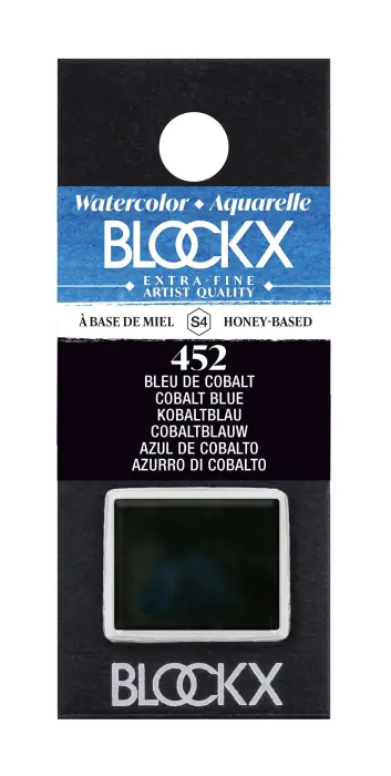 Aquarelle extra-fine demi-godet - Bleu de cobalt