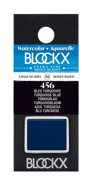 Aquarelle extra-fine demi-godet - Bleu turquoise