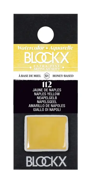 Aquarelle extra-fine demi-godet - Jaune de Naples