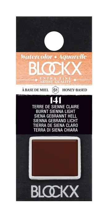 Aquarelle extra-fine demi-godet - Terre de Sienne claire