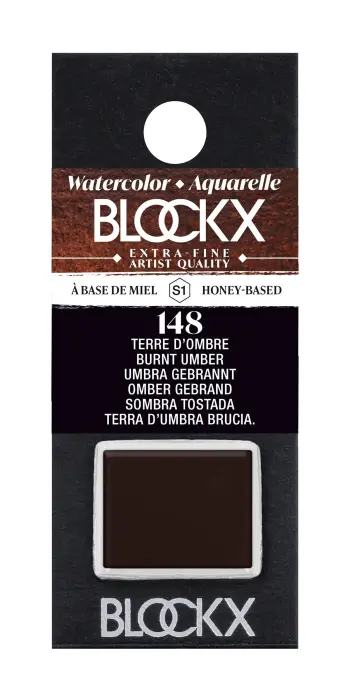 Aquarelle extra-fine demi-godet - Terre d’ombre