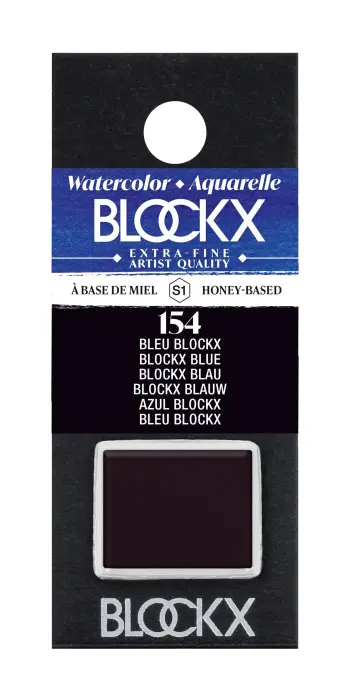 Aquarelle extra-fine demi-godet - Bleu blockx