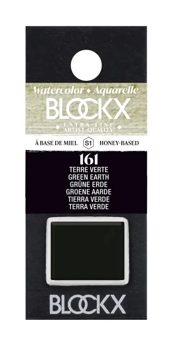 Aquarelle extra-fine demi-godet - Terre verte