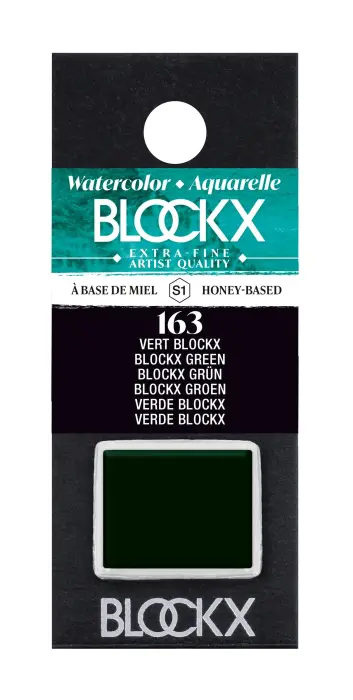 Aquarelle extra-fine demi-godet - Vert blockx