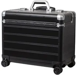 ALUMAXX Valise pour pilotes "PANDORA", aluminium, noir mat