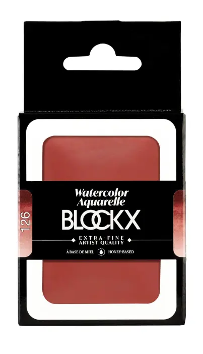 Aquarelle extra-fine godet géant - Rouge indien