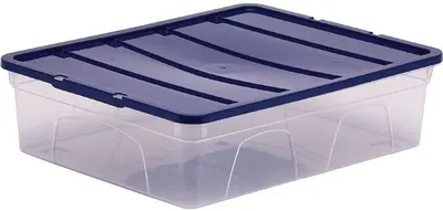 Fellowes Boîte de rangement BANKERS BOX, 12 L, transparent