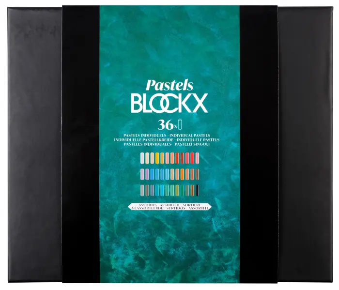 Coffret Bois 36 Pastels - Assortis