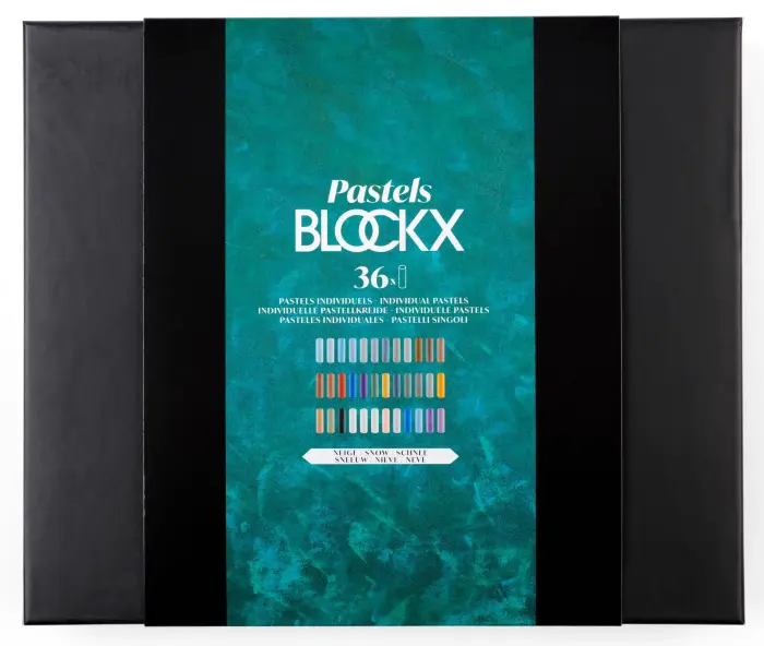 Coffret Bois 36 Pastels - Neige
