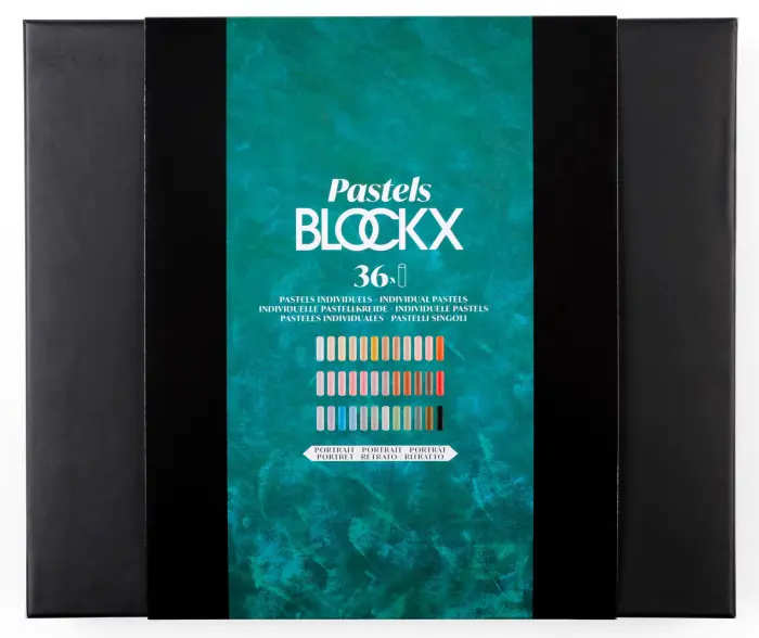 Coffret Bois 36 Pastels - Portrait