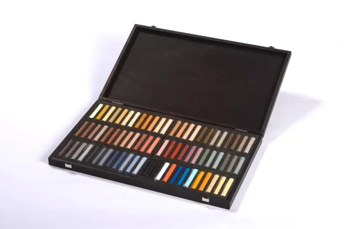 Coffret bois 72 Pastels - Animaux