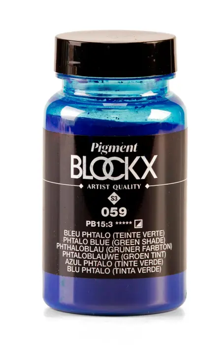 Pigment - Bleu Phtalo (teinte verte) 100 ml / 35 g