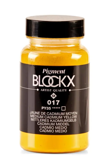 Pigment - Jaune de cadmium moyen 100 ml / 85 g