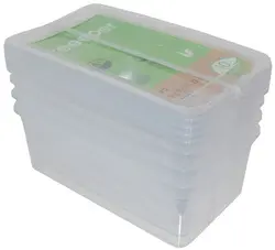 keeeper Set de boîtes de rangement "bea", 8 pièces, PP