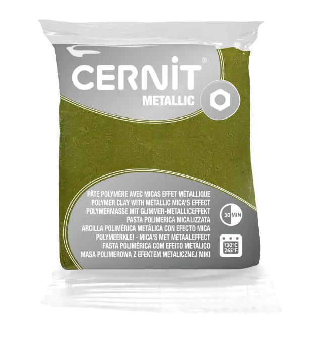 Cernit METALLIC 56 g Or vert - Or vert