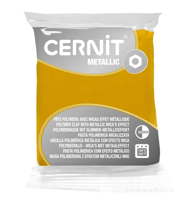 Cernit METALLIC 56 g Jaune - Jaune