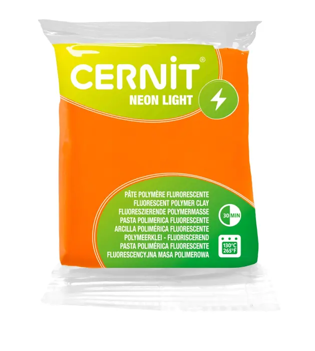 Cernit NEON LIGHT 56 g Orange - Orange
