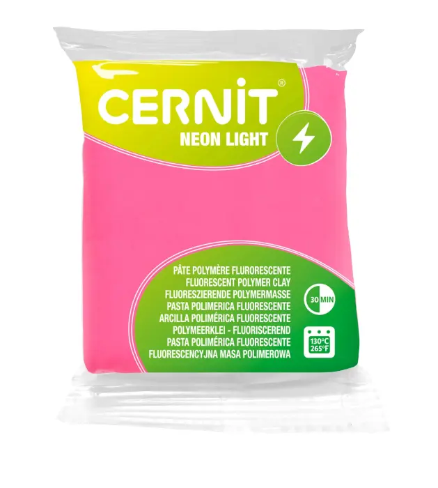 Cernit NEON LIGHT 56 g Fuchsia - Fuchsia