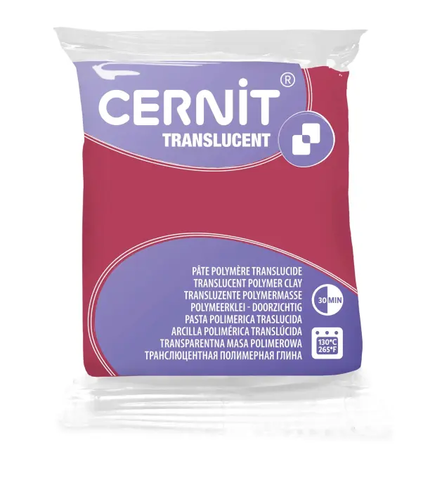 Cernit TRANSLUCIDES 56 g Grenade - Grenade - New